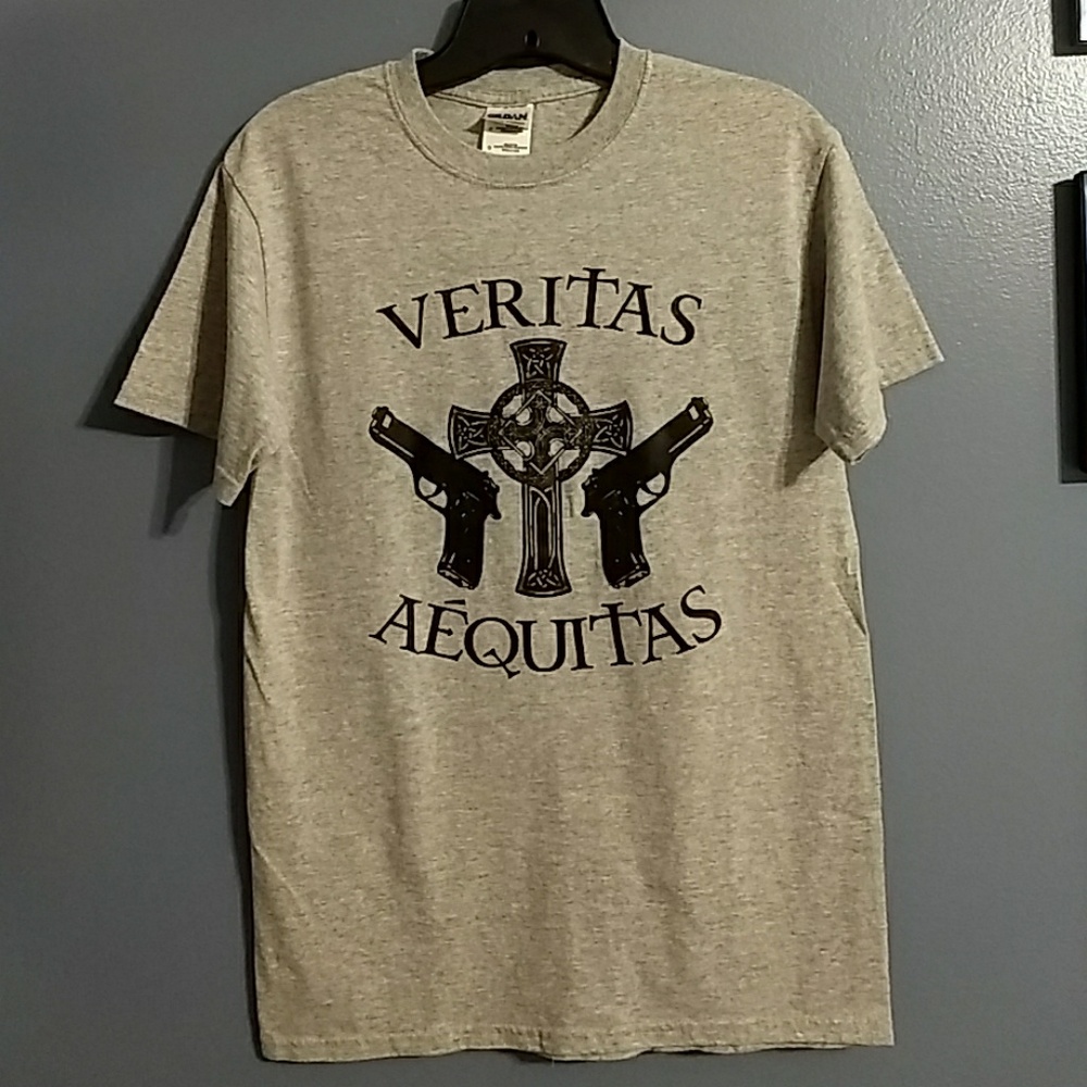 Boondock Saints Guns and Cross Graphic T-shirt